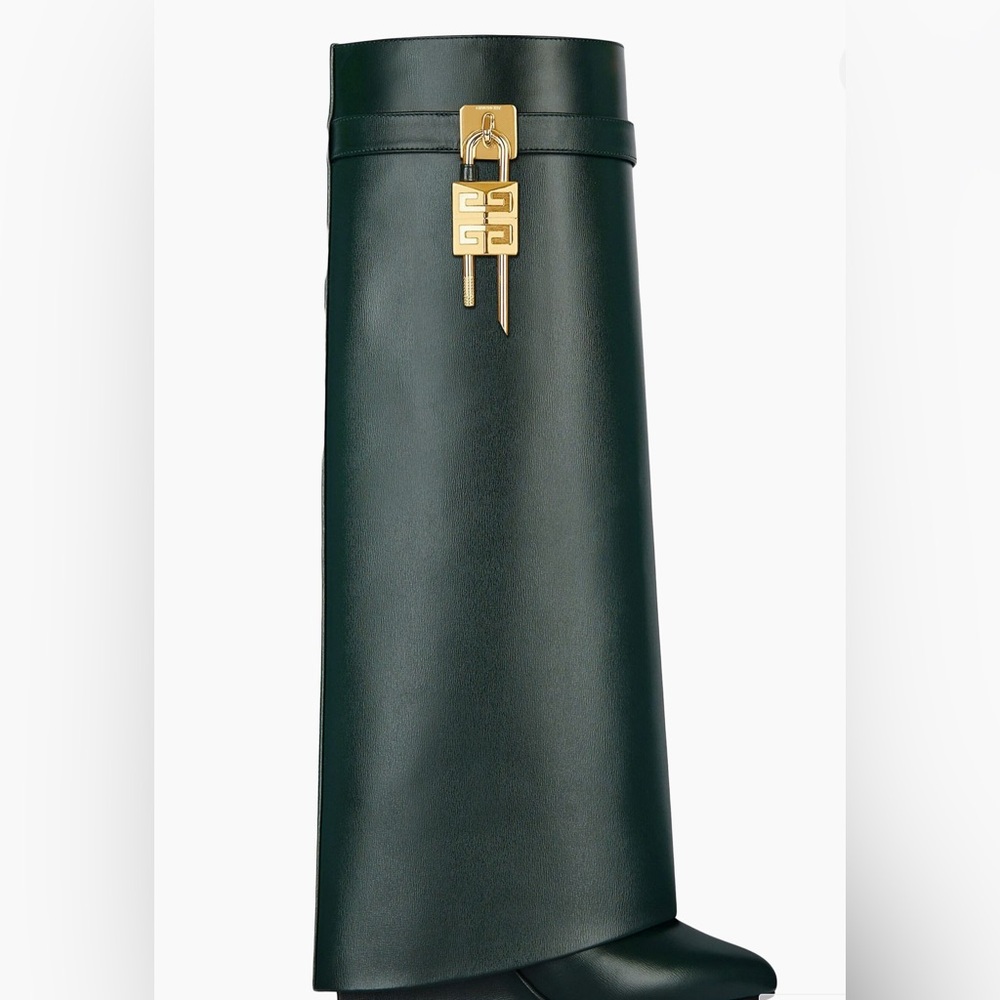 Givenchy Women Shark Boot Forest Green